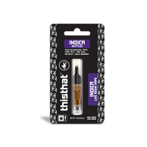THCA Live Resin Vape Cartridge, 1g Indica, Zkittlez Strain
