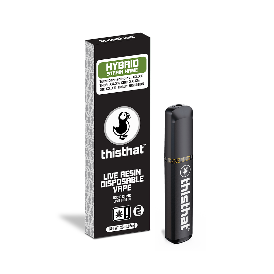 THCA Live Resin 2G Disposable Vape Pen – thisthat CBD