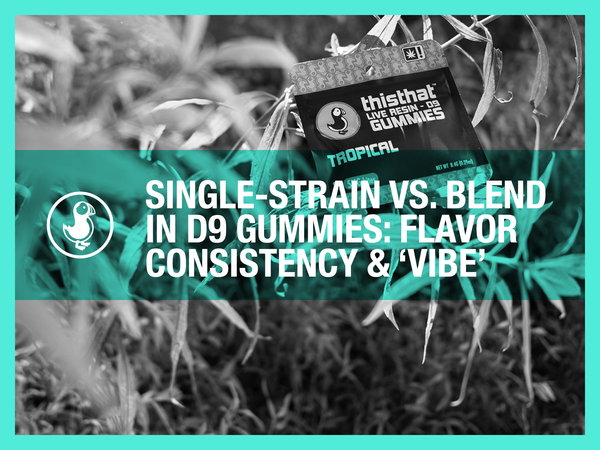 Single-Strain vs. Blend in D9 Gummies: Flavor Consistency & ‘Vibe’