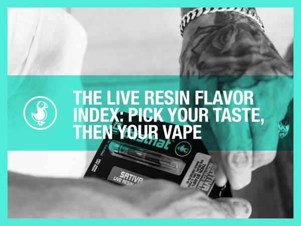 The Live Resin Flavor Index: Pick Your Taste, Then Your Vape