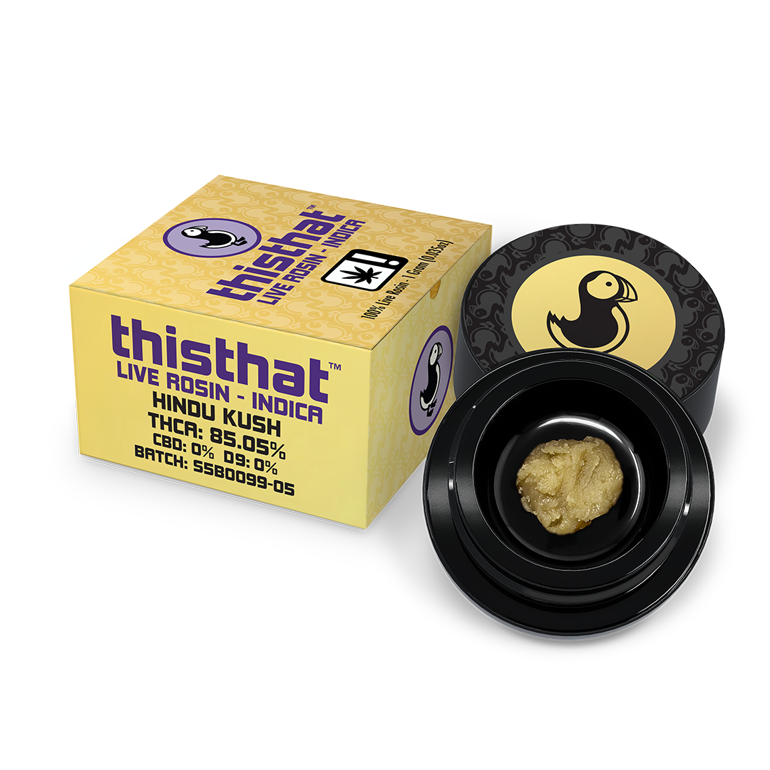 Dabs de colofonia viva con THCA - 1 g
