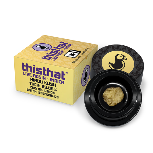 Dabs de colofonia viva con THCA - 1 g