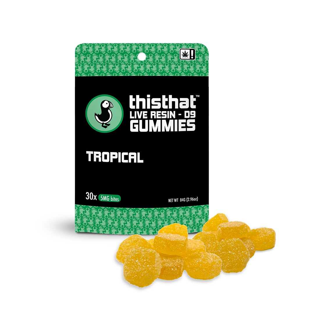 Live Resin D9 Gummy - 5mg.