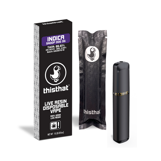 THCA Live Resin Disposable - 1G
