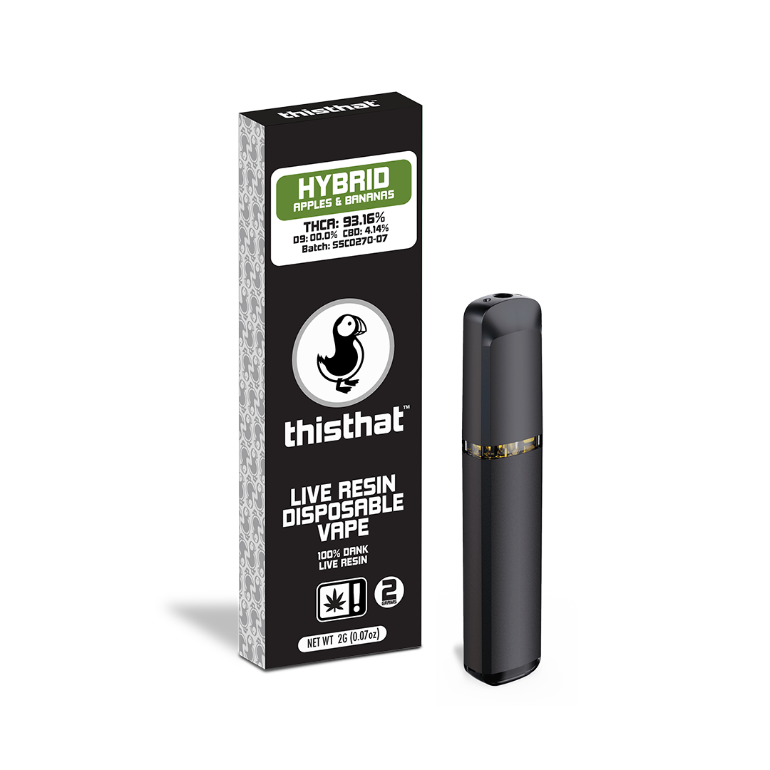 THCA Live Resin Disposable - 2G