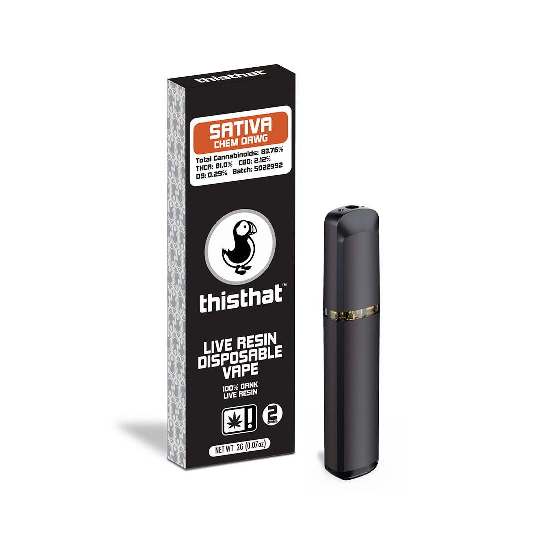 THCA Live Resin Disposable - 2G