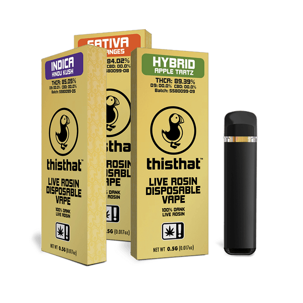 Resina viva de THCA desechable - 1 g