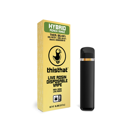 THCA Live Rosin Disposable - 0.5G