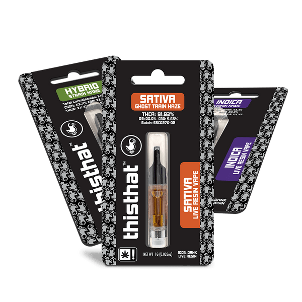 Carrito de resina viva de THCA - 1 g