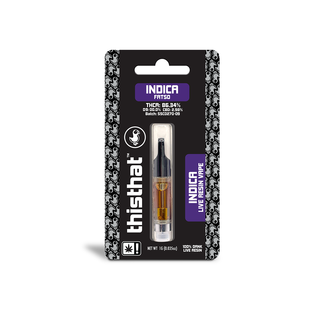 THCA Live Resin Cart  -  1G